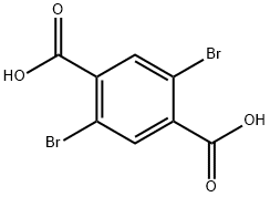 2,5-二溴对苯二甲酸 结构式