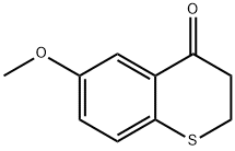 6-メトキシチオクロマン-4-オン 化学構造式