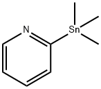 トリメチル(2-ピリジル)すず 化学構造式