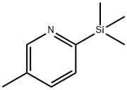 Pyridine, 5-methyl-2-(trimethylsilyl)- (9CI) Structure