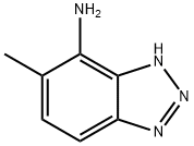 5-甲基-1H-1,2,3-苯并三唑-4-胺 结构式