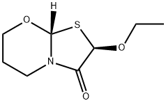5H,8aH-Thiazolo[2,3-b][1,3]oxazin-3(2H)-one,2-ethoxydihydro-,cis-(9CI) Structure