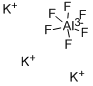 六フッ化アルミニウムカリウム 化学構造式