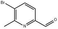 5-溴-6-甲基吡啶-2-甲醛, 137778-18-8, 结构式