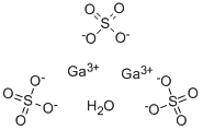 硫酸镓水合物, 13780-42-2, 结构式
