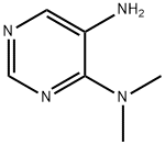Pyrimidine, 5-amino-4-(dimethylamino)- (8CI) Structure