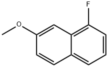 1-FLUORO-7-METHOXYNAPHTHALENE Structure
