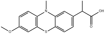 丙替嗪酸 结构式