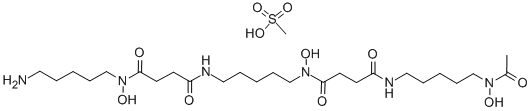 デスフェリオキサミン·メタンスルホン酸 化学構造式