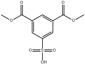 5-スルホ-1,3-ベンゼンジカルボン酸1,3-ジメチル 化学構造式