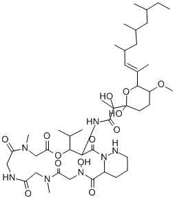 ベルコペプチン 化学構造式