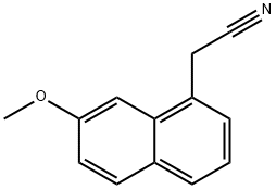 7-Methoxy-1-naphthylacetonitrile Struktur