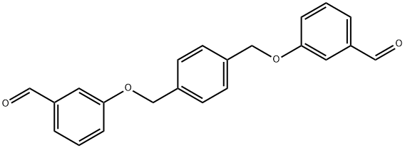 1,4-Bis(3-formylphenoxy)xylene Structure