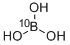 硼酸-10B, 13813-79-1, 结构式