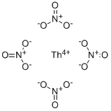 硝酸钍水合物, 13823-29-5, 结构式