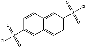 2,6-ナフタレンジスルホニルクロリド 化学構造式