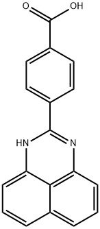 4-(1H-PERIMIDINE-2-YL) BENZOIC ACID Struktur