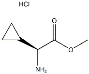 L-环丙基甘氨酸甲酯盐酸盐, 138326-68-8, 结构式