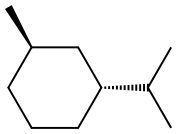 [1R,3R,(+)]-1-Methyl-3-isopropylcyclohexane Structure