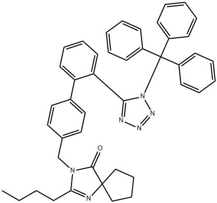 三苯甲基依贝沙坦, 138402-10-5, 结构式