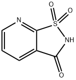 イソチアゾロ[5,4-B]ピリジン-3(2H)-オン1,1-ジオキシド 化学構造式