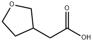 (テトラヒドロフラン-3-イル)酢酸 化学構造式