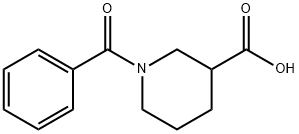 1-Benzoyl-3-piperidinecarboxylic acid Structure