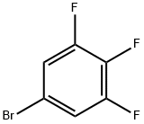 1-ブロモ-3,4,5-トリフルオロベンゼン 化学構造式