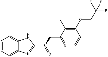 R-(+)-Lansoprazole Struktur