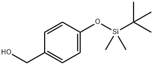 4-(tert-ブチルジメチルシリルオキシ)ベンゼンメタノール 化学構造式