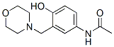 N-(4-HYDROXY-3-(4-MORPHOLINYLMETHYL) PHENYL)ACETAMIDE Structure