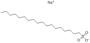1-オクタデカンスルホン酸  ナトリウム 化学構造式