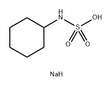 Sodium N-cyclohexylsulfamate Struktur