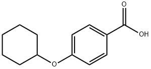 4-(シクロヘキシルオキシ)安息香酸 化学構造式