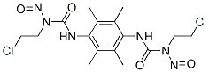1,1'-(2,3,5,6-Tetramethyl-p-phenylene)bis[3-(2-chloroethyl)-3-nitrosourea] Structure