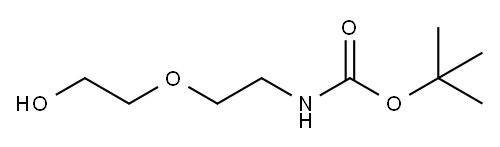 2-(2-BOC-氨基乙氧基)乙醇, 139115-91-6, 结构式