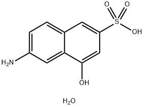 6-氨基-4-羟基-2-萘磺酸 一水合物, 139123-65-2, 结构式