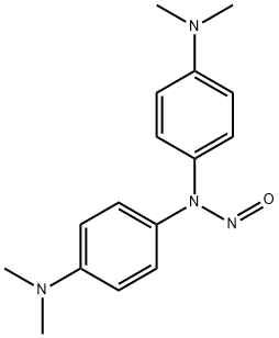 N,N-bis(4-dimethylaminophenyl)nitrous amide Structure