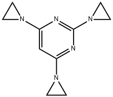 2,4,6-Tris(1-aziridinyl)pyrimidine Structure