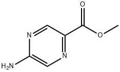 5-Aminopyrazine-2-carboxylic acid methyl ester Struktur