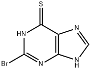 2-bromo-6-mercaptopurine Structure