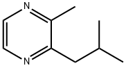 2-甲基-3-(2-甲基丙基)吡嗪, 13925-06-9, 结构式