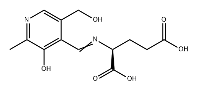 吡哆醛-L-谷氨酸二钾盐, 13934-03-7, 结构式