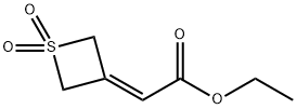 Ethyl 2-(1,1-dioxidothietan-3-ylidene)acetate Structure