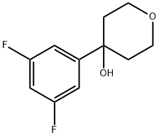 4-(3,5-DIFLUOROPHENYL)-TETRAHYDRO-2H-PYRAN-4-OL Struktur