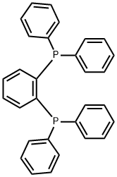 1,2-ビス(ジフェニルホスフィノ)ベンゼン 化学構造式