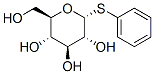 .alpha.-D-Glucopyranoside, phenyl 1-thio- Structure