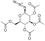 2,3,4,6-O-四乙酰基-D-吡喃葡萄糖基叠氮化物, 13992-25-1, 结构式