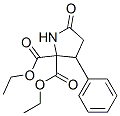 4-phenyl-5,5-dicarbethoxy-2-pyrrolidinone Structure