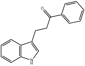 2-(3-indolyl)ethylphenyl ketone 结构式